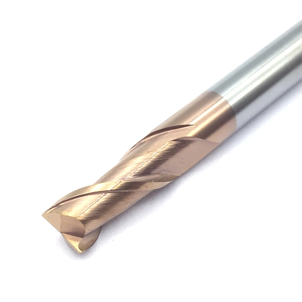1 قطعة HRC60 2F 5.0XD5X50L التنغستن الصلب طحن القاطع ماشينج آلة طحن أدوات Endmill سبيكة للصلب النجارة نك