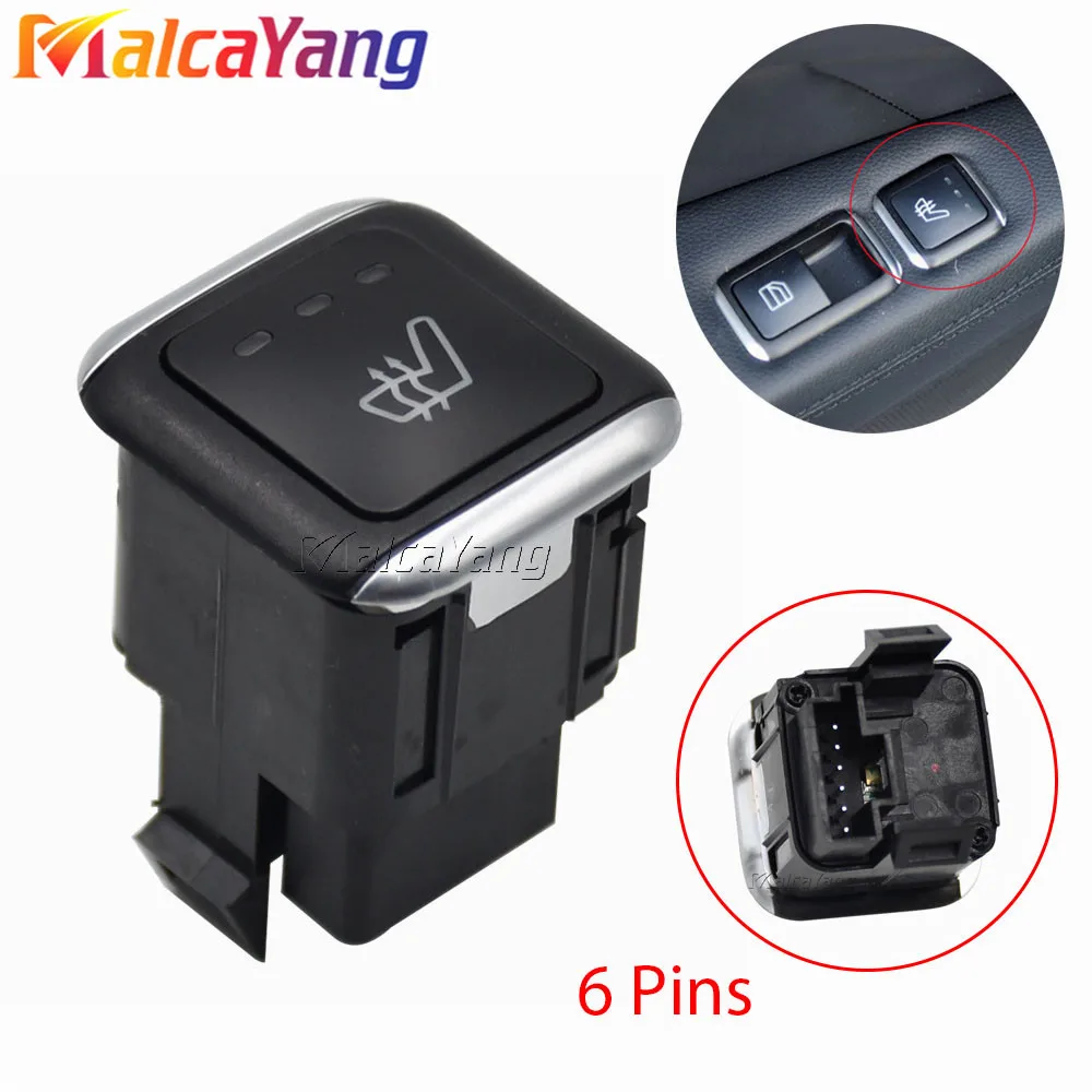 High Quality Door Knob Adjust Button Switch For Mercedes-Benz G E CLS AMG 2010-2018 2129059500 A2129059500 6 Pins