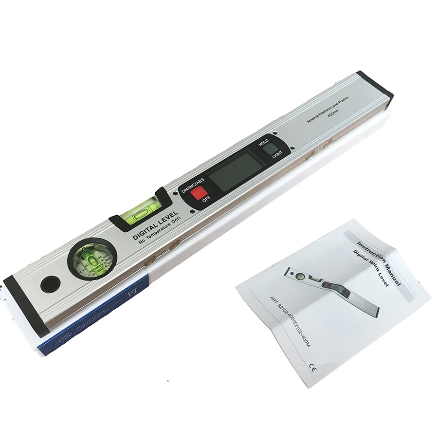 Digital Protractor Angle Finder electronic Level 360 degree  Inclinometer with Magnets  Level angle slope tester  Ruler 400mm