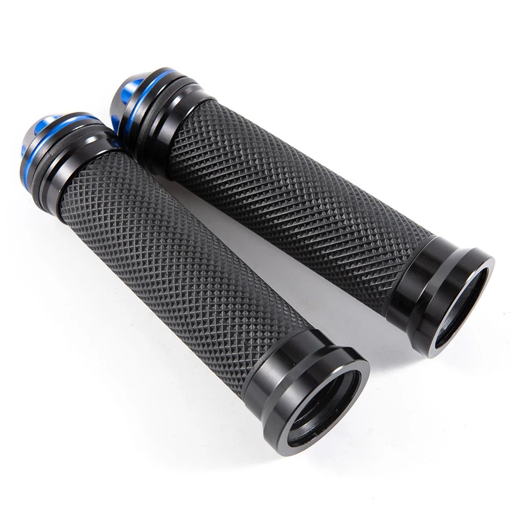 1 Pair Motorcycle Handlebar Hand Grips Bars Cover 7/8