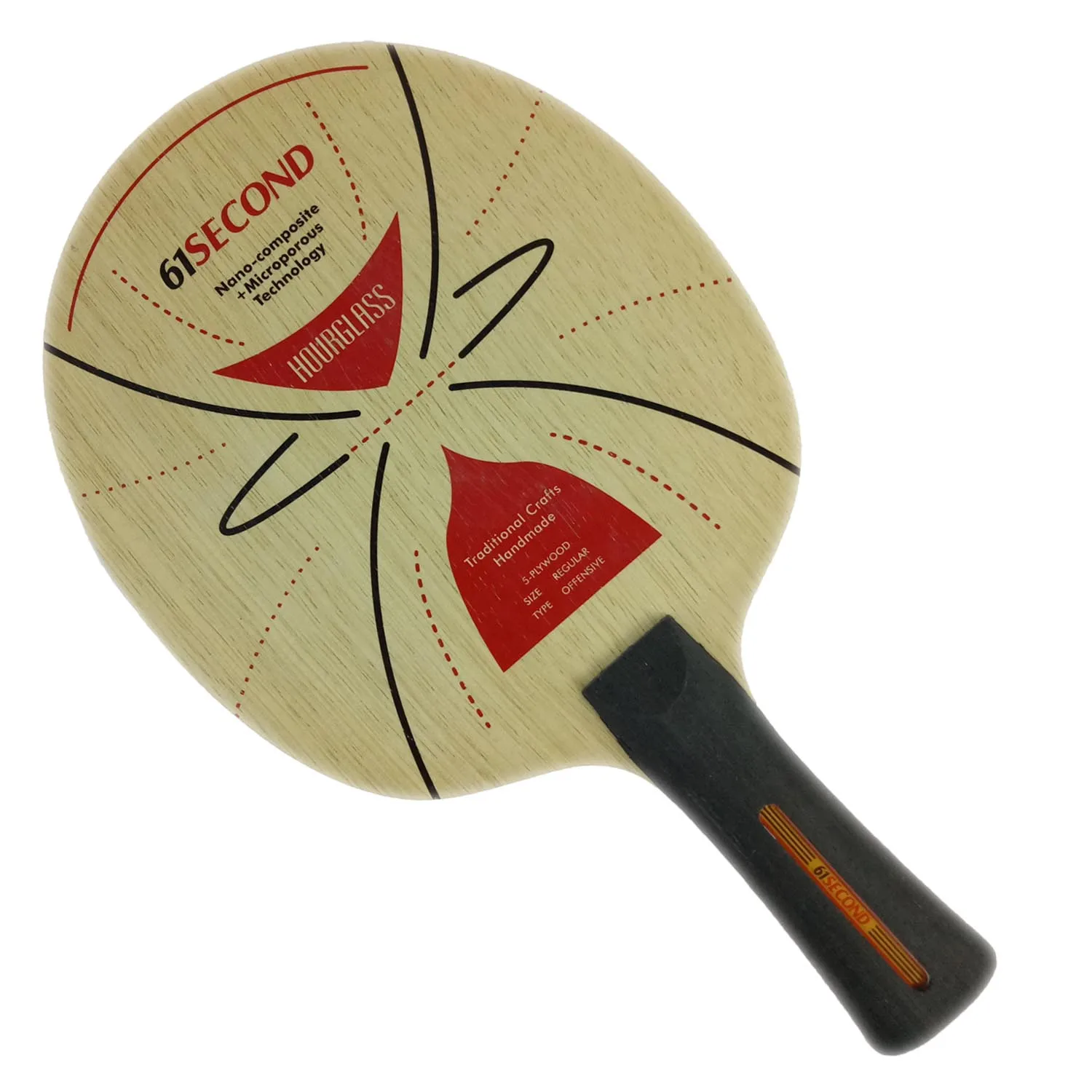 61second HOURGLASS Attack Loop allround able Tennis Blade for Ping Pong Bat Paddle Table Tennis Racket