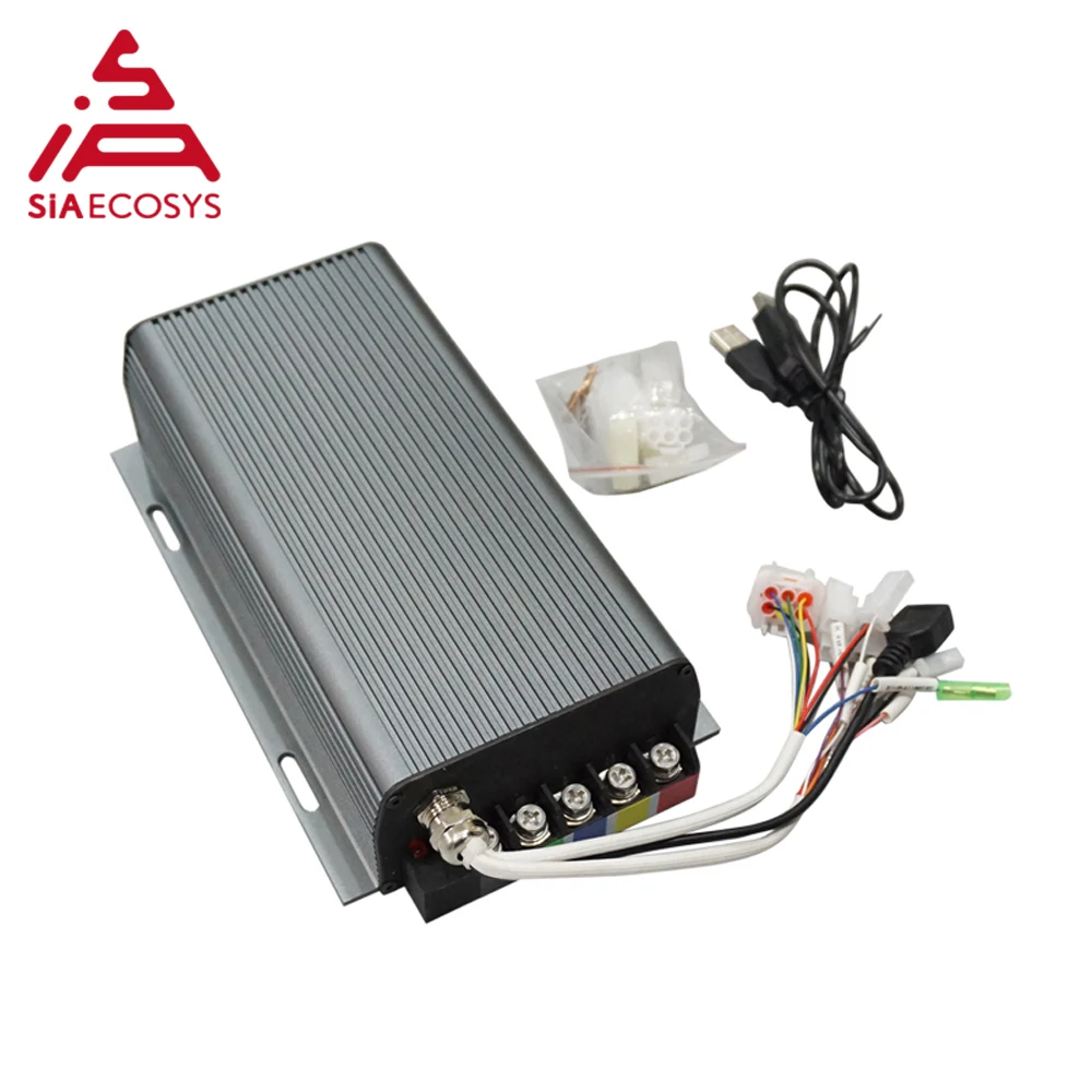 QSMotor 12x7.5inch 3000W 260 72V 70kph HIgh power BLDC in wheel hub motor with sabvotonSVMC72150 controller for electric scooter