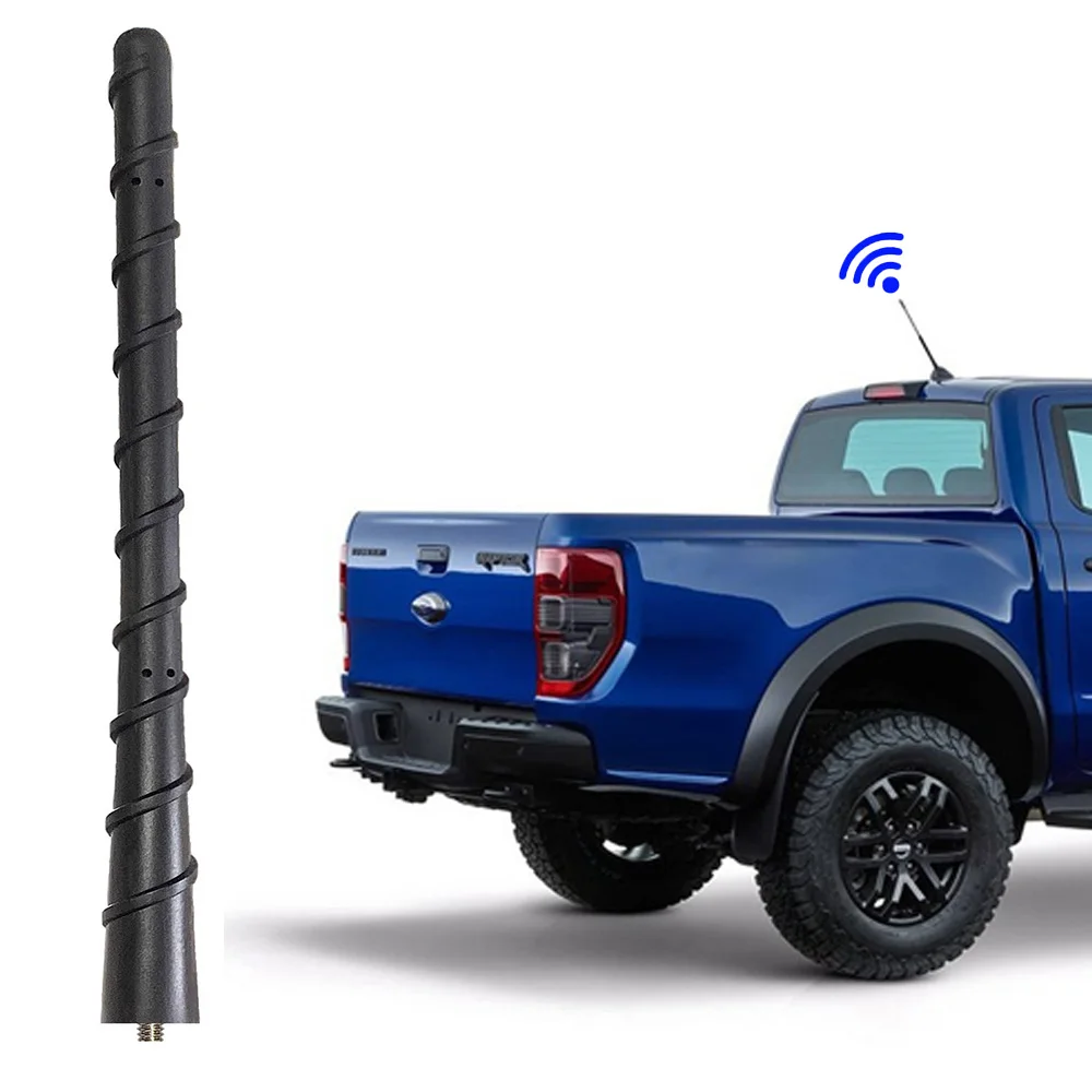 PICKUP ROOF CAR ANTENNA SHORT MAST for Ford Ranger- Thunder Raptor Sport Special Edition Splash Package Tremor XLT Wildtrak X