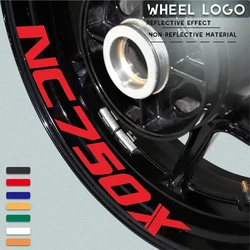 Motorcycle Wheel Rim Modified Decals Waterproof Reflective Custom Decorative Stickers For HONDA NC750X nc 750x