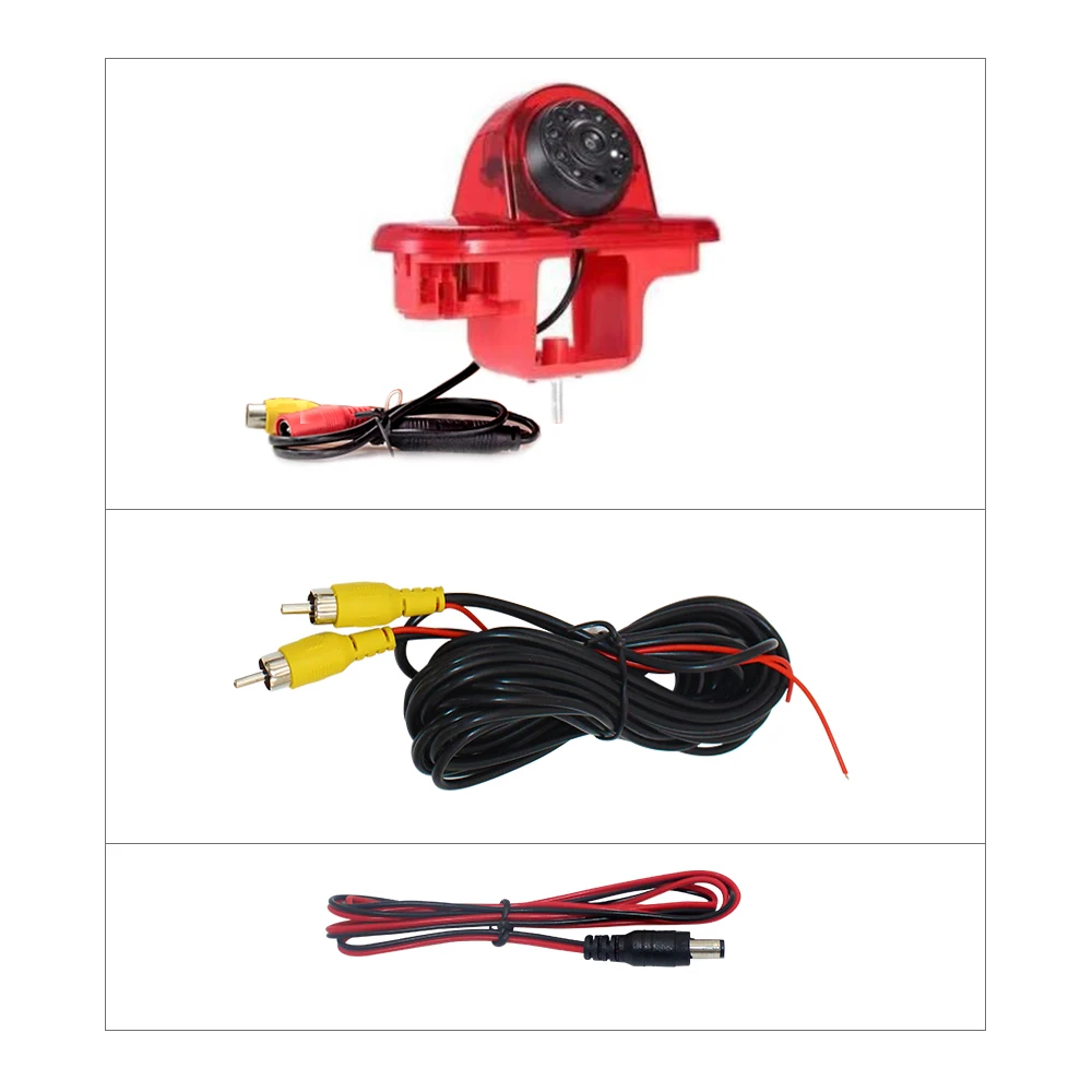 Car Rear View Brake Light Camera for Renault Trafic Opel Vaxhall Vivara 2001-2014 Auto Parking Reverse Camera Night vision