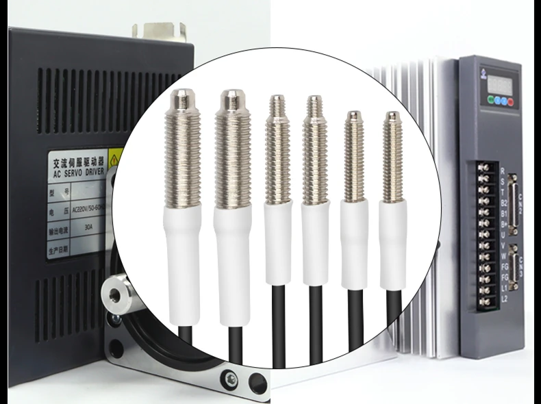 Koaxialer optischer Fasersensor, hohe Empfindlichkeit, M3, M4, M6, diffus, reflektierend, für Verstärker, Lichtschranke, mehrere Kerne – Detail 6
