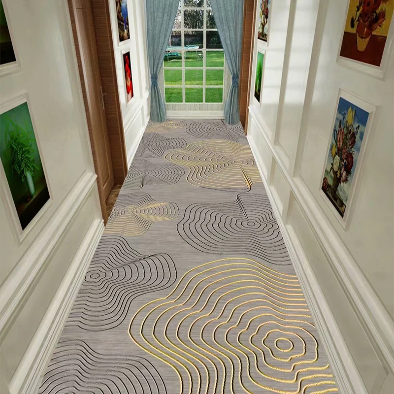 Modern Corridor Rug Decor Bedside Balcony Long Hallway Carpets Bathroom Mats Doormat Home Hotel Aisle Carpet for Living Room