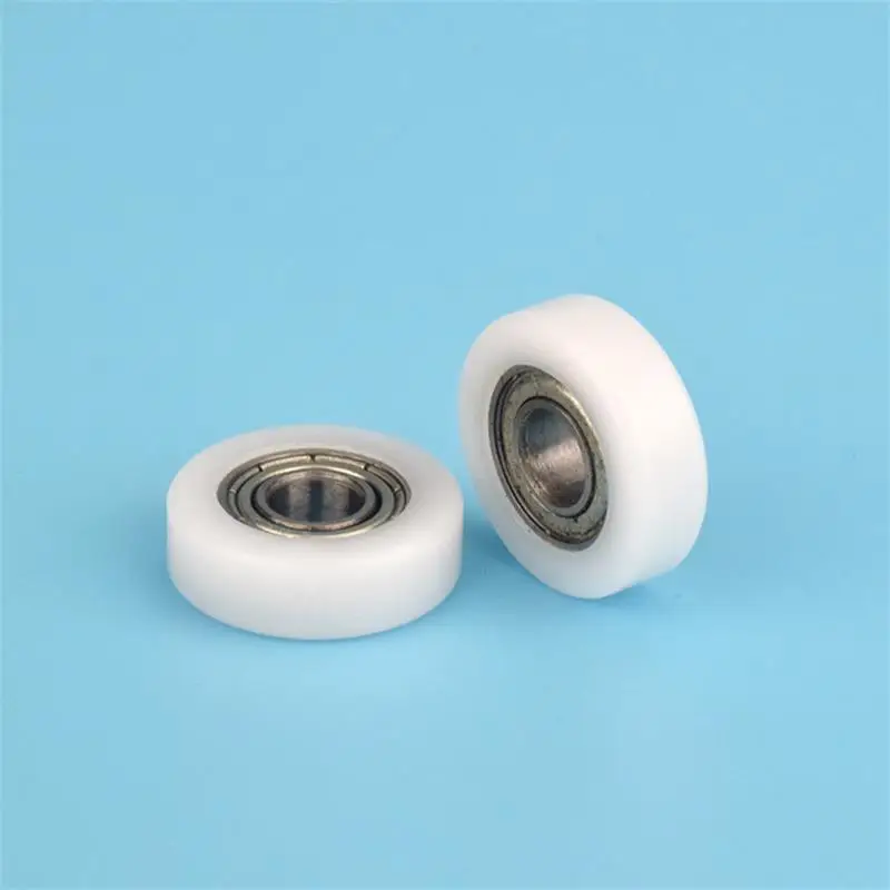 20 Stück/100 Stück Flachrolle 6*19*6mm 686ZZ Lager POM Kunststoffbeschichtete Riemenscheibe Schubladen-Vitrinenrolle Führungsrad Geräuscharm 6x19x6 – Detail 4