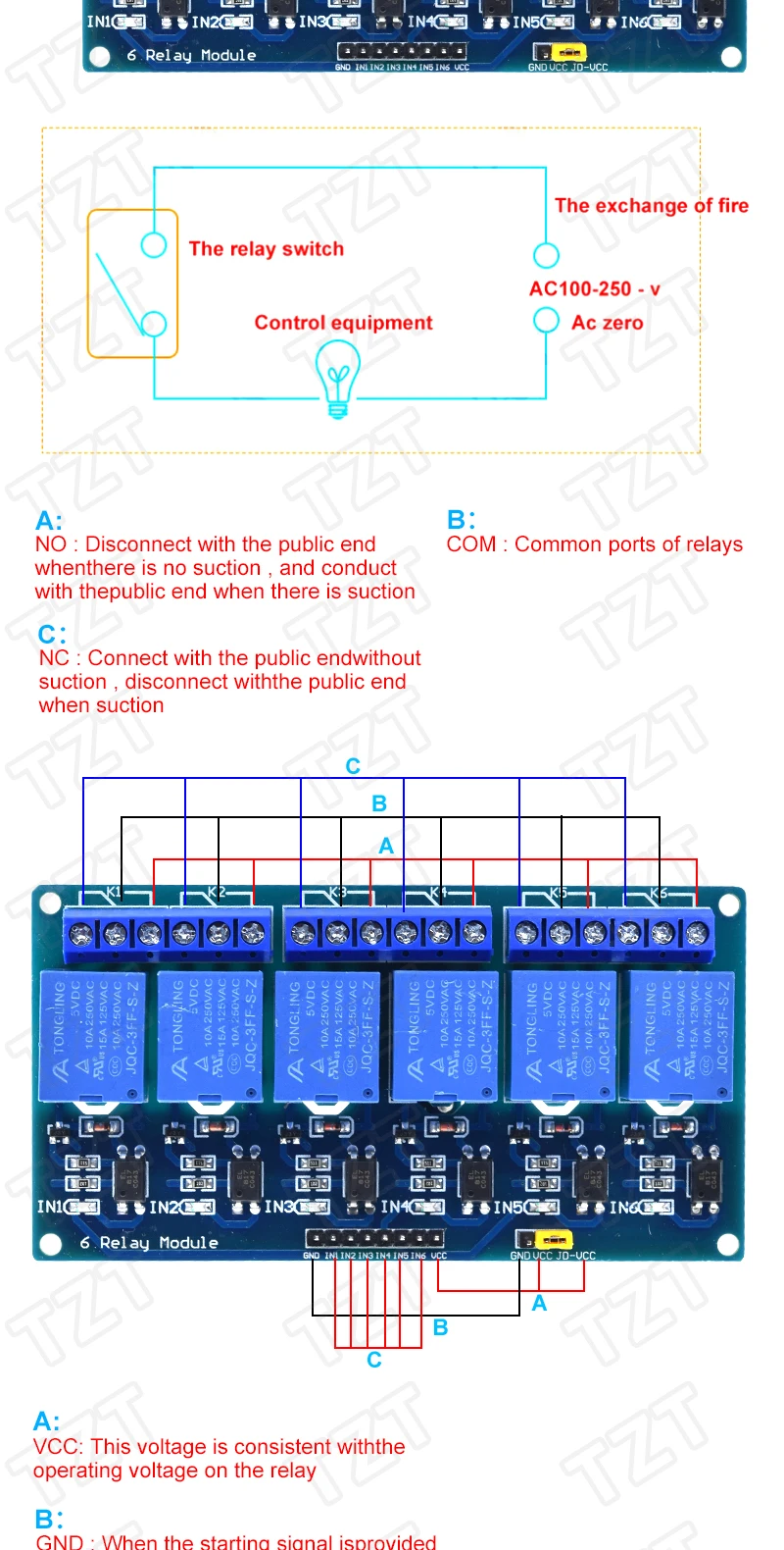 1/3 Stück 5V 1 2 4 6 8 Kanal Relaismodul mit Optokoppler Relaisausgang 12V 1 2 4 8 Wege Relaismodul für Arduino Raspberry Pi – Detail 30