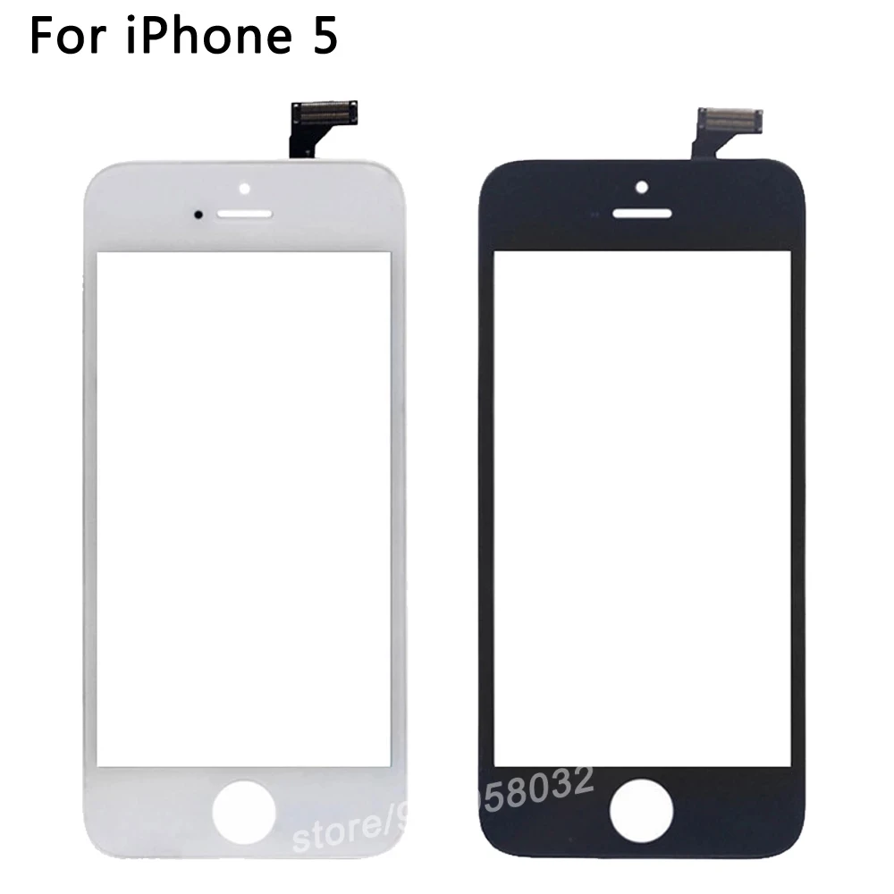 Front Touch Digitizer For iPhone 5C 5S 6Plus 6S Plus 7Plus Touch Glass For iPhone 6 Touch Panel Digitizer With Holder Frame Flex