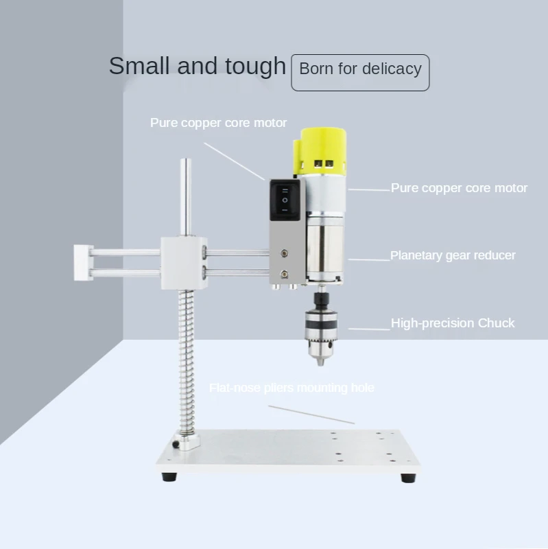 Elektrische tippen maschine mit kleine desktop universelle intelligente bohren und tippen integrierte CNC automatische