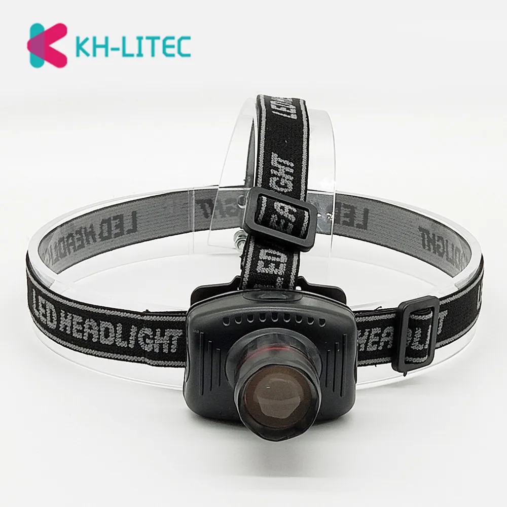 KHLITEC 3 Modes Mini Bike Headlamp Head Light Good Quality Headlight head Lamp LED headlamp Led Torch Flashlights AAA Wholesale