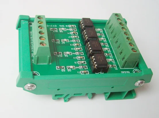 6N137 Optical Isolation Module / Signal Voltage Conversion NPN Output with Shell 2 4 8channels PLC Industrial Control Board