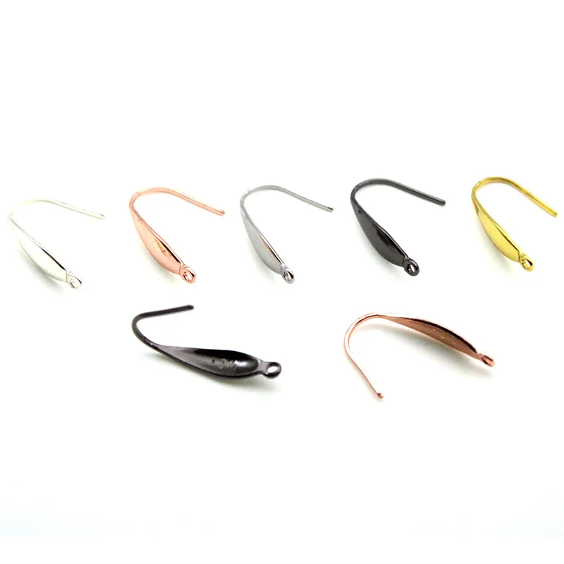 20pcs/lot Stainless Steel Earring Findings 4.5*21MM Earring Hooks Ear Wires Women DIY Jewelry Making Components Accessories