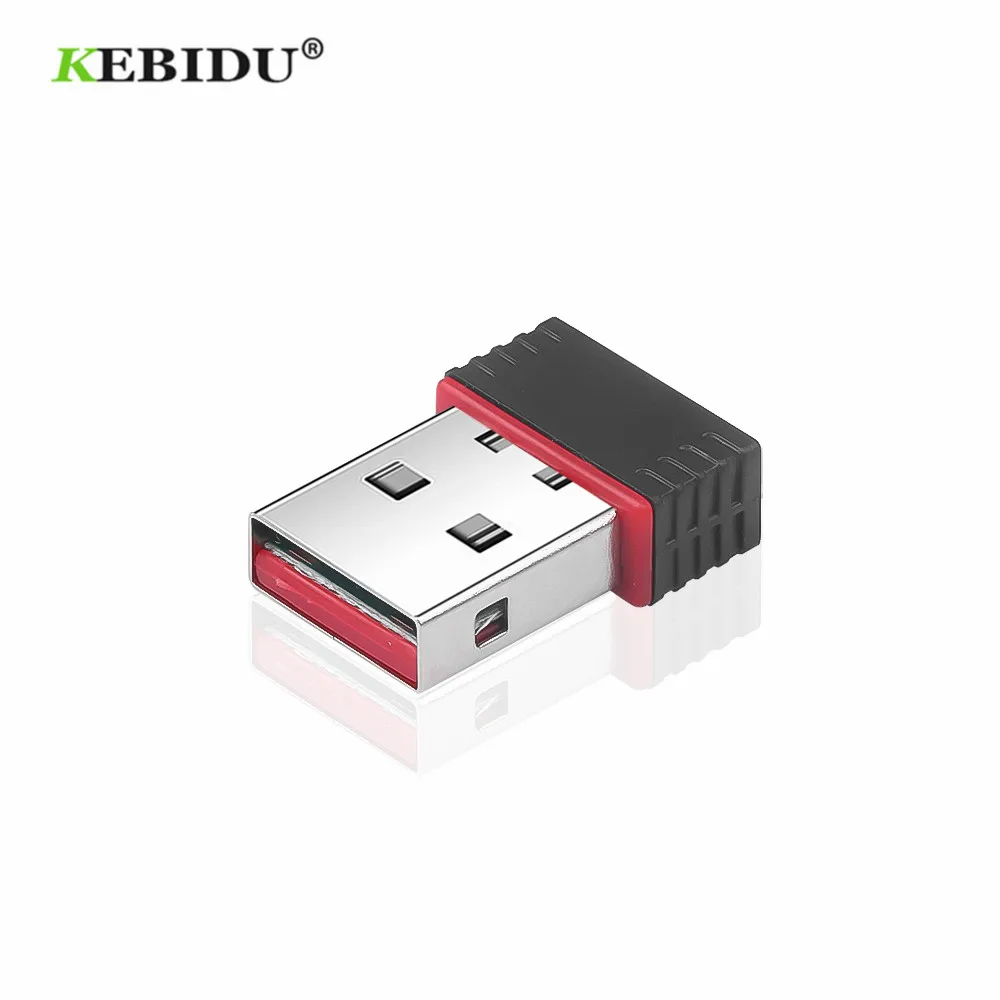 KEBIDU 150Mbps Mini USB Wireless Wifi Adapter Wi fi Network LAN Card 802.11b/g/n RTL8188 Adaptor Network Card for PC Desktop