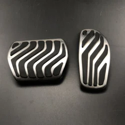 Car Gas Brake Pedal Cover For Nissan X-Trail Rogue T32 Qashqai Rogue Sport J11 Kicks / Renault Koleos Kadjar Captur Samsung QM6