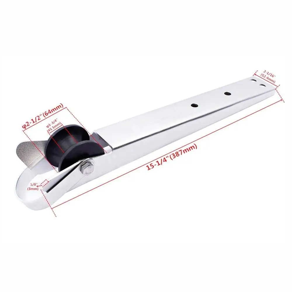 Rodillo proa en acero inoxidable para barco yate - imagen 4