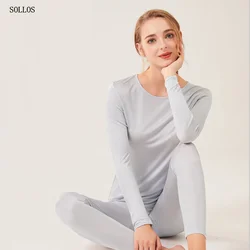 silk underwear women inner wear womens thermal winter clothing thermo top shirt warm clothes for woman lingerie set sexy pajamas