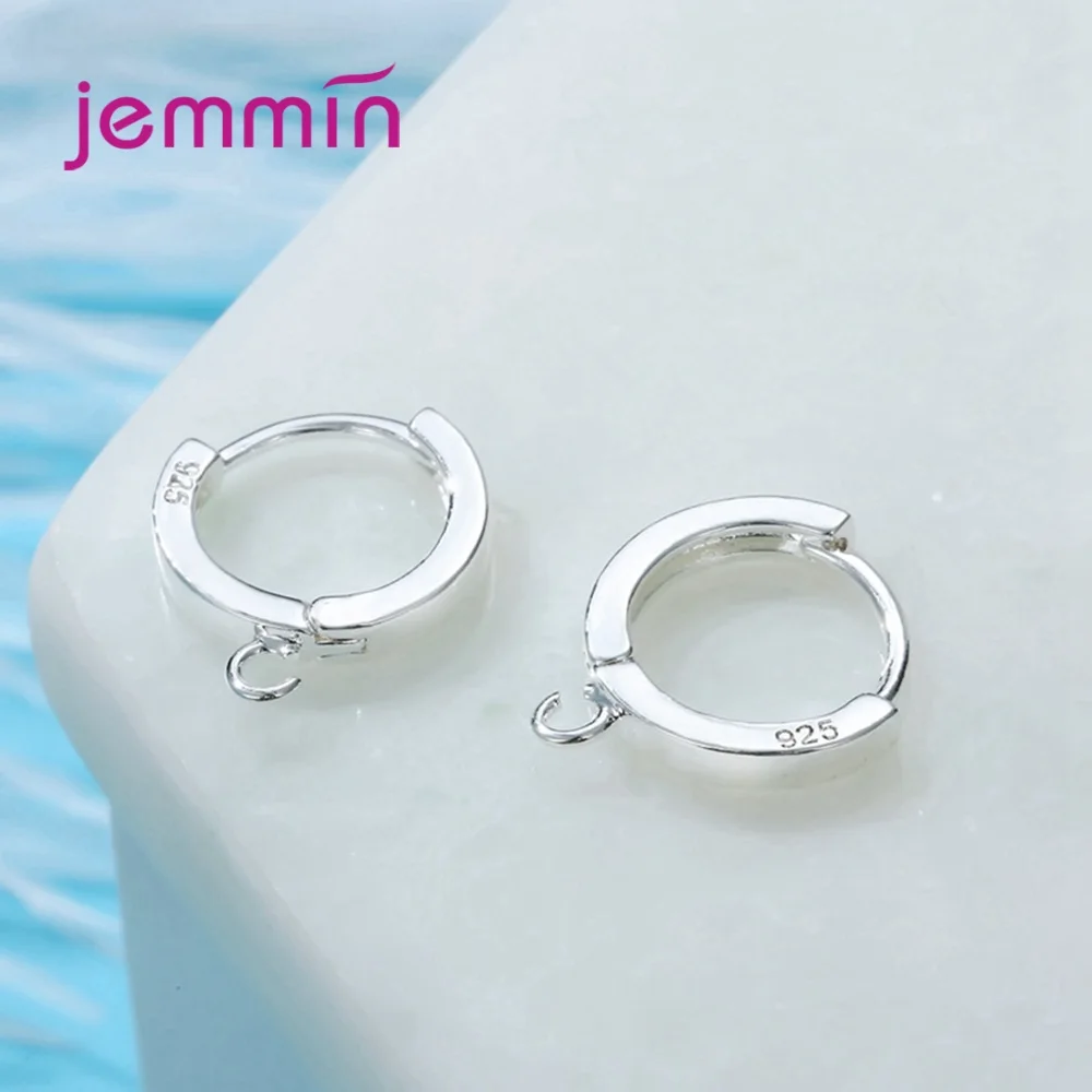 New Arrival 925 Silver  Hoop Earrings For Women Party Fashion Jewelry Easy-hoop Classic Style Super Nice Wholesale