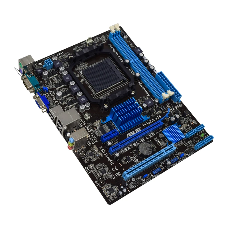 Imagem -04 - Asus-placa-mãe M5a78l-m Lx3 Soquete Am3 Mais Amd 760g Ddr3 16gb Pci-e 2.0pci-e 2.0 Vga Sata ii Usb 2.0 Fx6300