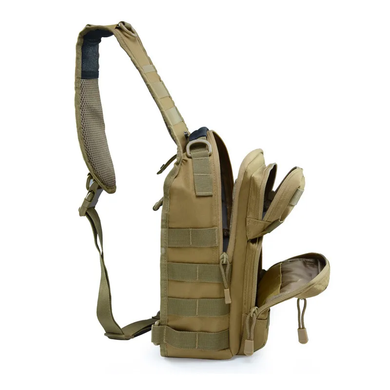 Imagem -06 - Grande Bagpack Sling Militar Bolsa de Ombro Tática Edc Army Molle Peito Pack Mochila Impermeável ao ar Livre e Trekking 900d