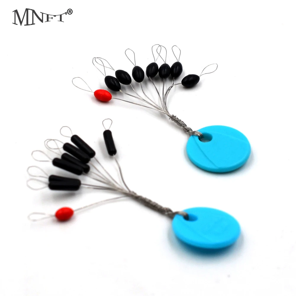 MNFT 12Set/lot(96Pcs)Fishing Bobber Stopper Fishing Tackle Resistance Line Space Beans Rubber Stops Rigging Float Positioning