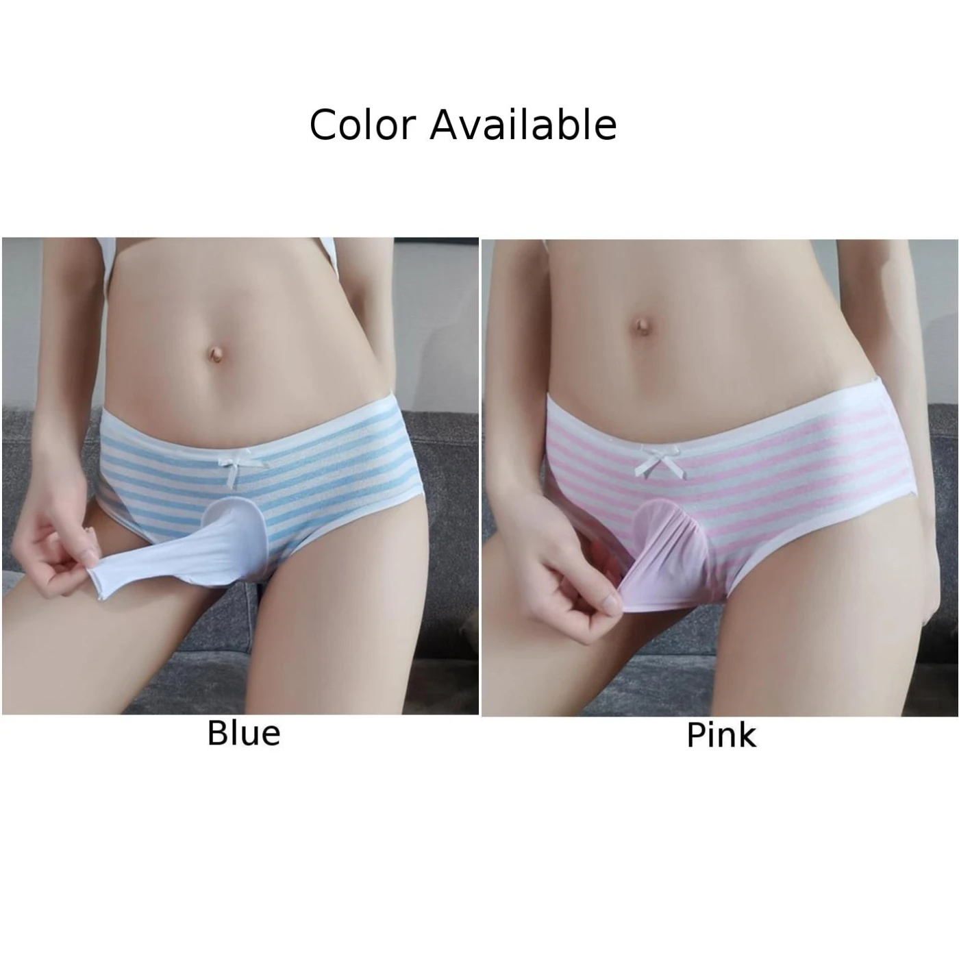 Sissy Pouch Penis Mantel Höschen Hot Sexy Micro Damen Herren Gestreiften Unterwäsche Sehen Durch Dessous Tanga Shorts Homosexuell Männlichen Höschen