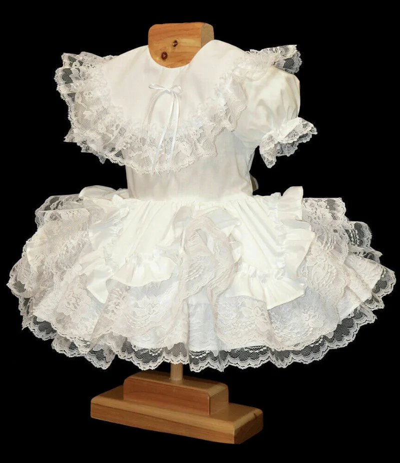 

Sissy baby maid mini dress cosplay costume custom multicolor