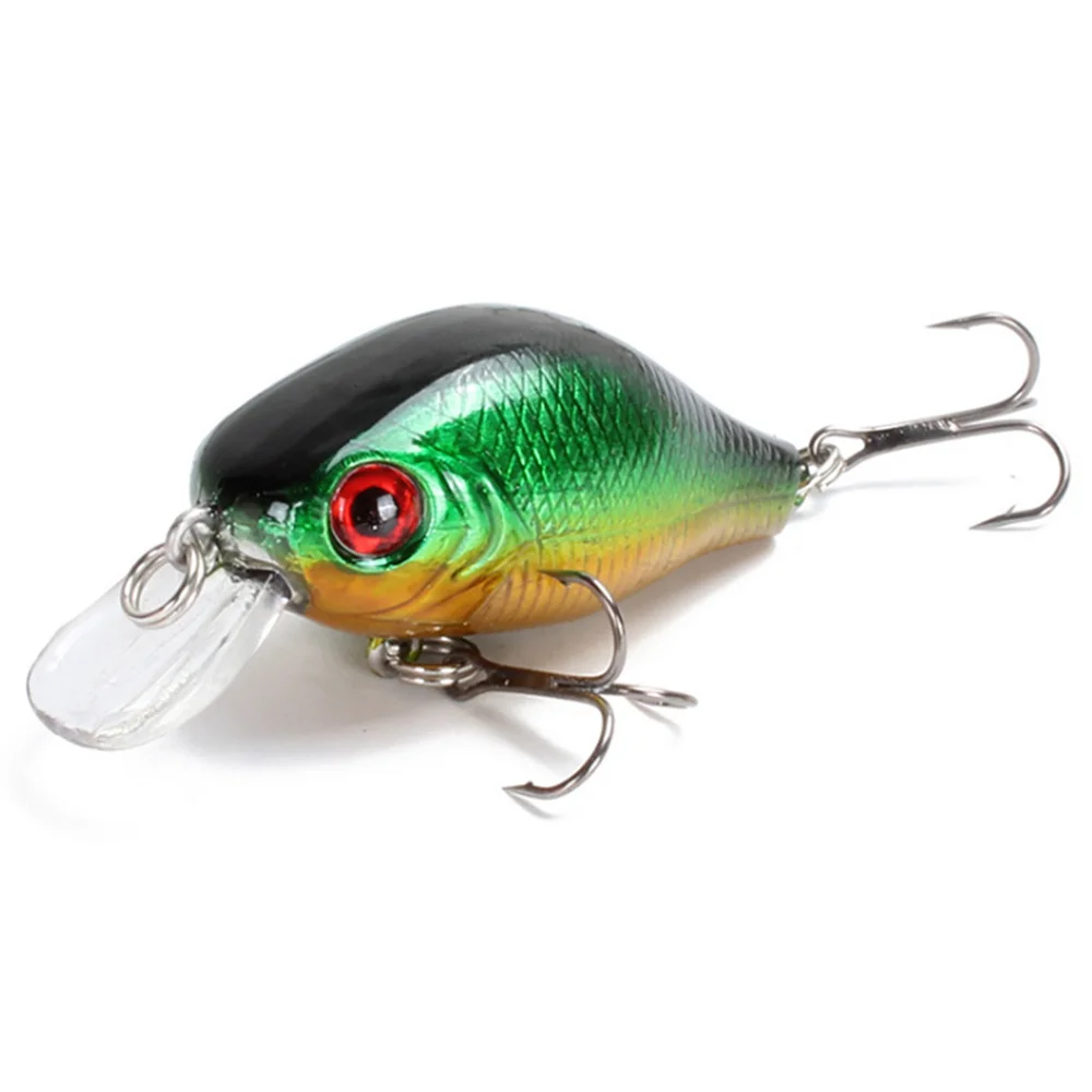 1 sztuk pływające korba przynęty 5.5cm 7.6g Trolling sztuczne tworzywo sztuczne twarde przynęty wędkarskie szczupak Bass Crankbait Wobbler Pesca