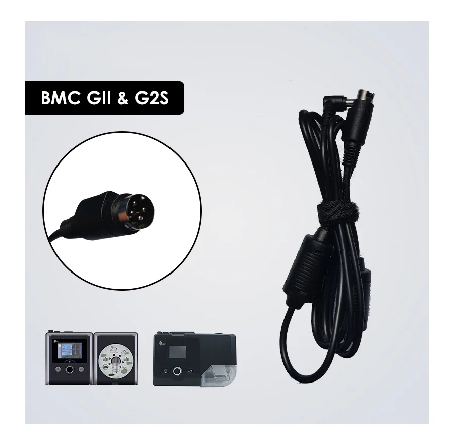 BMC DC 24V Power Adapter Plug EU/US/UK/AU PlugFor BMC GII G2S CPAP/APAP/BPAP Machine Accessories