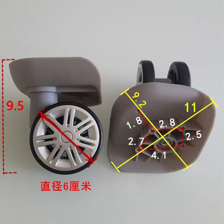 Luggage universal wheel trolley case accessories password box wheel  luggage suitcase travel foot wheel replacement repair part