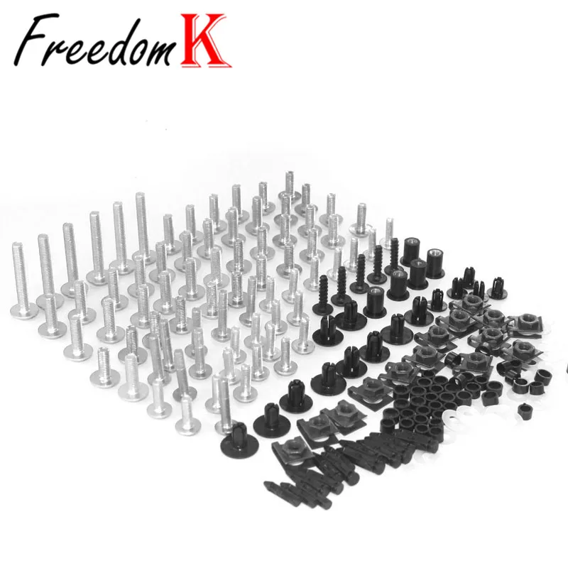 Motorcycle Fairing Bolts Screws Nut Complete Kit Fit For TENERE 700 MT07 MT 07 TMAX 500 TMAX 560 FZ6 XMAX MT 09 MT03 177PCS