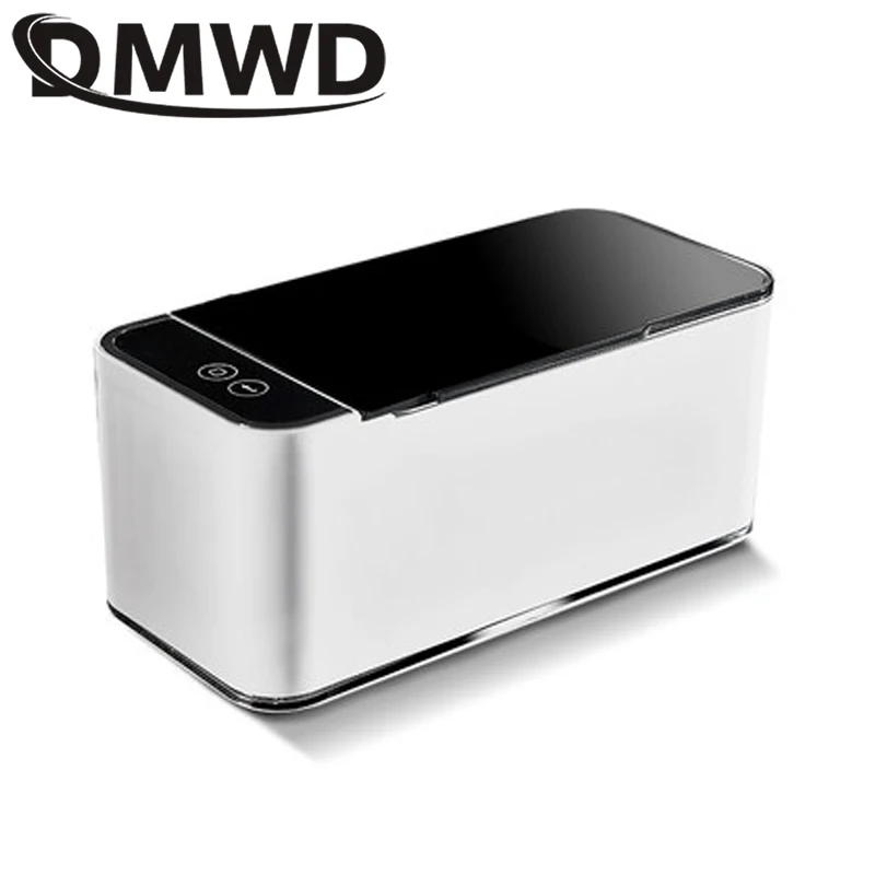 DMWD Ultrasonic Cleaner Stainless Steel Washing Bath Machine Glasses Jewelry Watch Denture Mini Ultrasound Wave Cleaning Tank