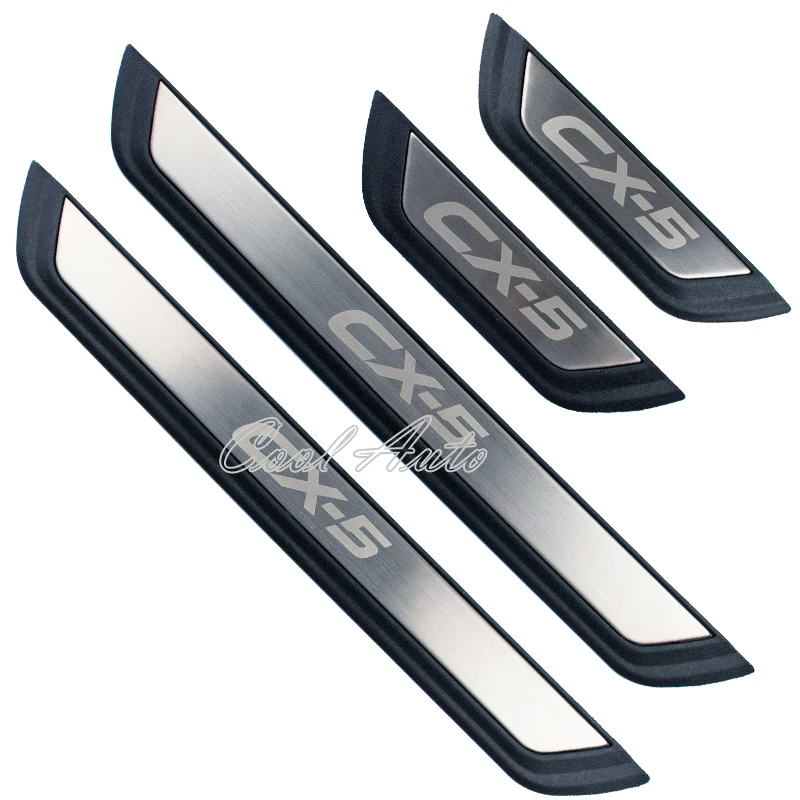 Für Mazda CX-5 CX5 KF KE 2027 2026 2025-2011 Zubehör Edelstahl Auto-Türschweller-Schutzleiste Abdeckung Pedal – Detail 2