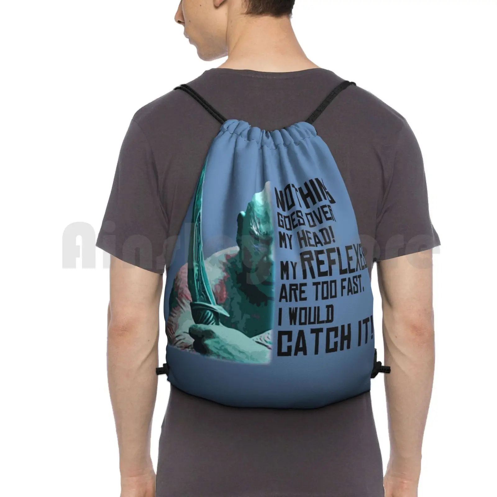 

Reflexes Backpack Drawstring Bags Gym Bag Waterproof Reflexes Gotg Quotes Movie Quotes Hero Movie Hero Movie Galaxy