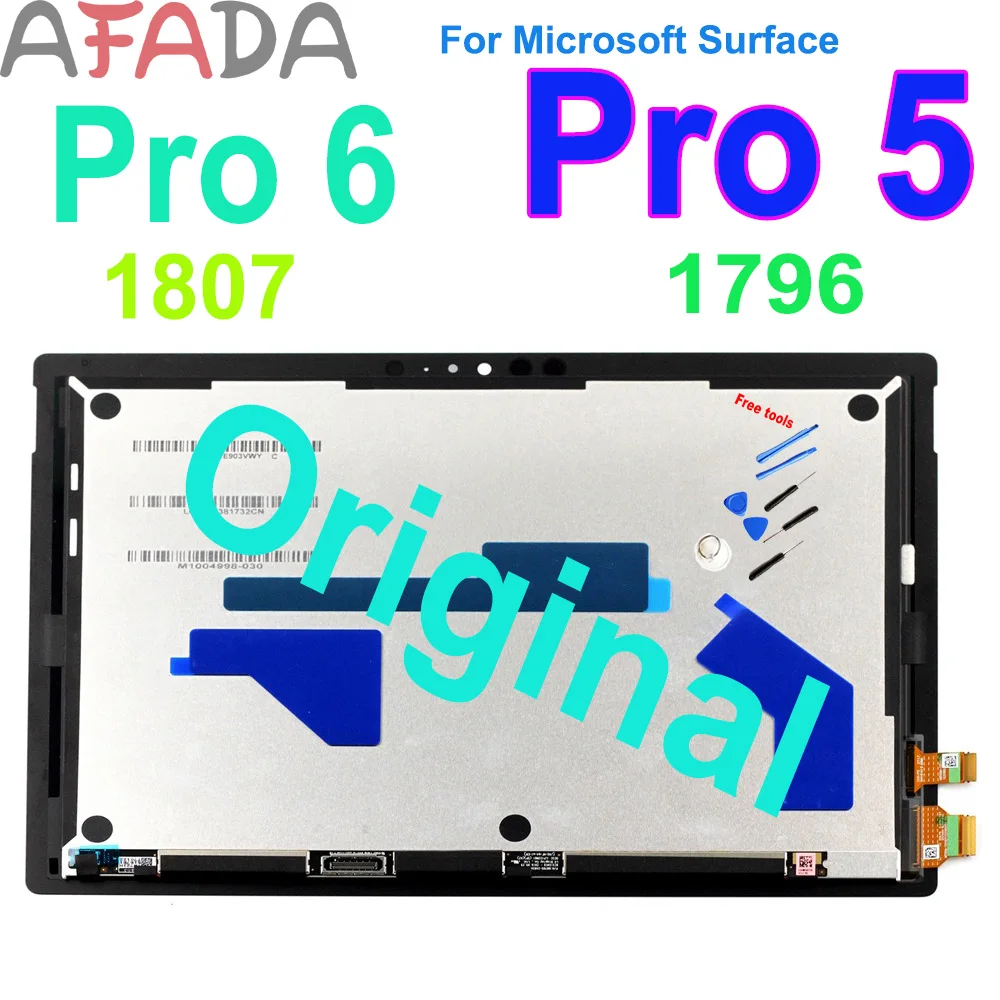 

Original Microsoft Surface Pro 5 1796 LCD Display Touch Digitizer Assembly Thinner LP123WQ1 For Microsoft Surface Pro5 Lcd PRO6