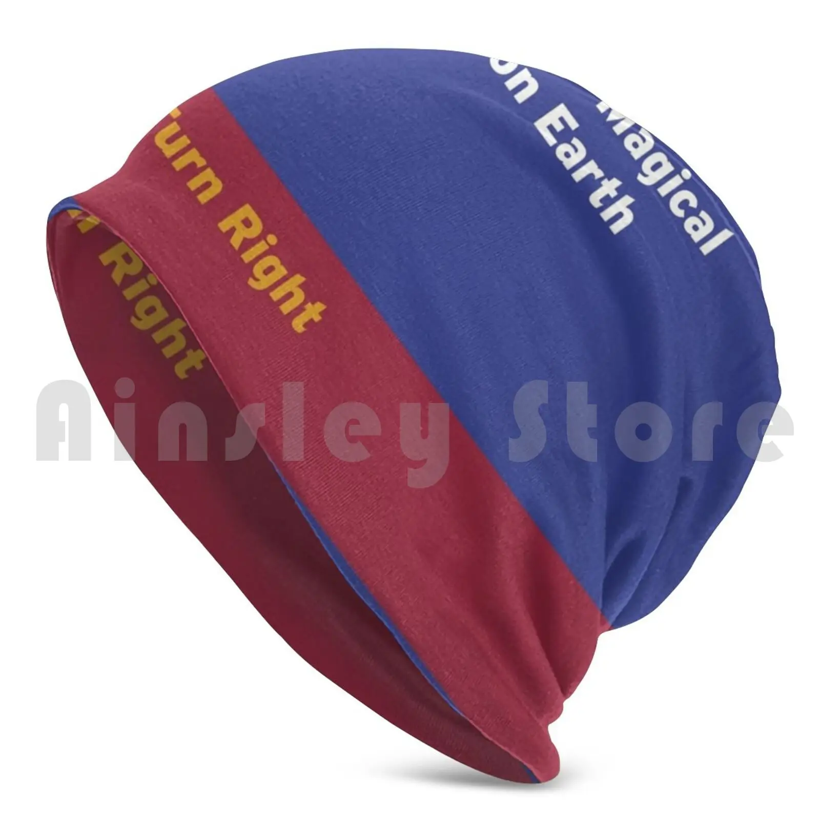 Mickey Street Sign Beanie Hedging Cap DIY Print Cushion