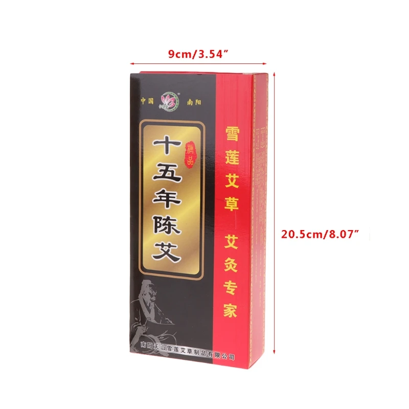 10Pcs 15 Years Aging Moxa Roll Stick Moxibustion Acupuncture Massage Therapy New U2JD