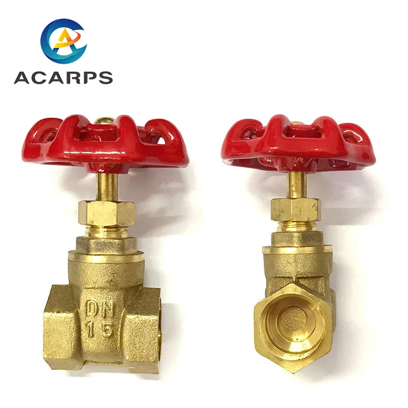 

1/2" 3/4" 1" 2" 3" 4" Brass Gate Valve Switch Valve Water Valve Internal Thread Steam Valve