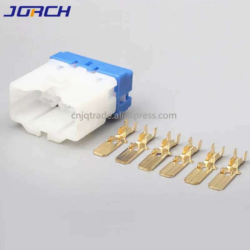 5 pcs  6 Pin AMP Car Electrical Wire Connector Blower Speed Control Resistor Plug For VW BMW  Toyota NISSAN AND PH772-06015