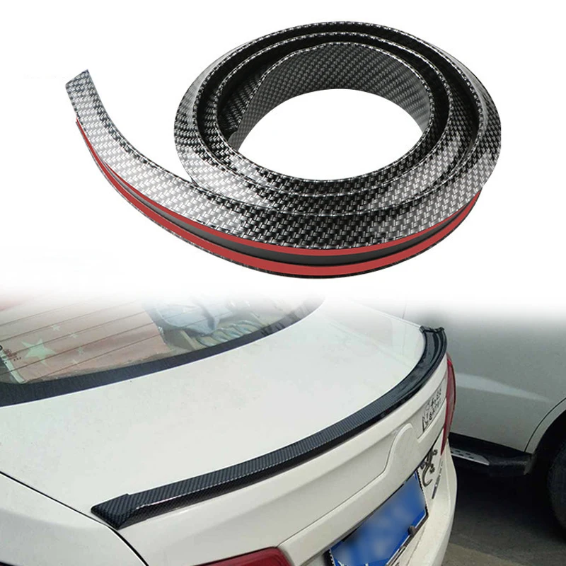 IS200 IS250 IS300 Universele Spoiler Auto Sticker 1.5M Car-Styling 5D Carbon Rubber Tail Wing Solderen Diy Refit For Lexus