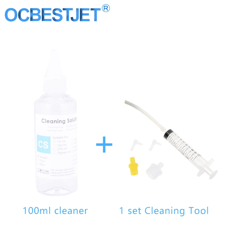 Maintenance Cleaning Liquid Kit For Epson HP Canon Brother Inkjet Printer Cleaning Solution For Dye Pigment Sublimation Ink
