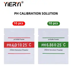 New10Set(20 Bags)PH Buffer Powder For PH Test Meter Measure Calibration Solution 10Pcs 4.01 And 10pcs 6.86 Calibration Point