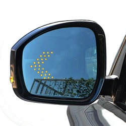 Side Door Rear Mirror Glass Blue Wide Angle LED Turn Signal Heated Anti Fog For Range Rover Evoque l405 l494 Discovery 5 4 Sport