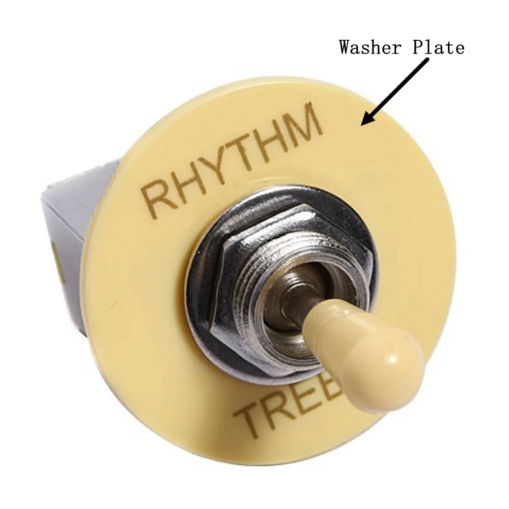 5PCS LP EPI Guitar Toggle Switch Washer Plate  Marker Washer Rhythm Treble Ring For Electric Guitar Accessories Replacement