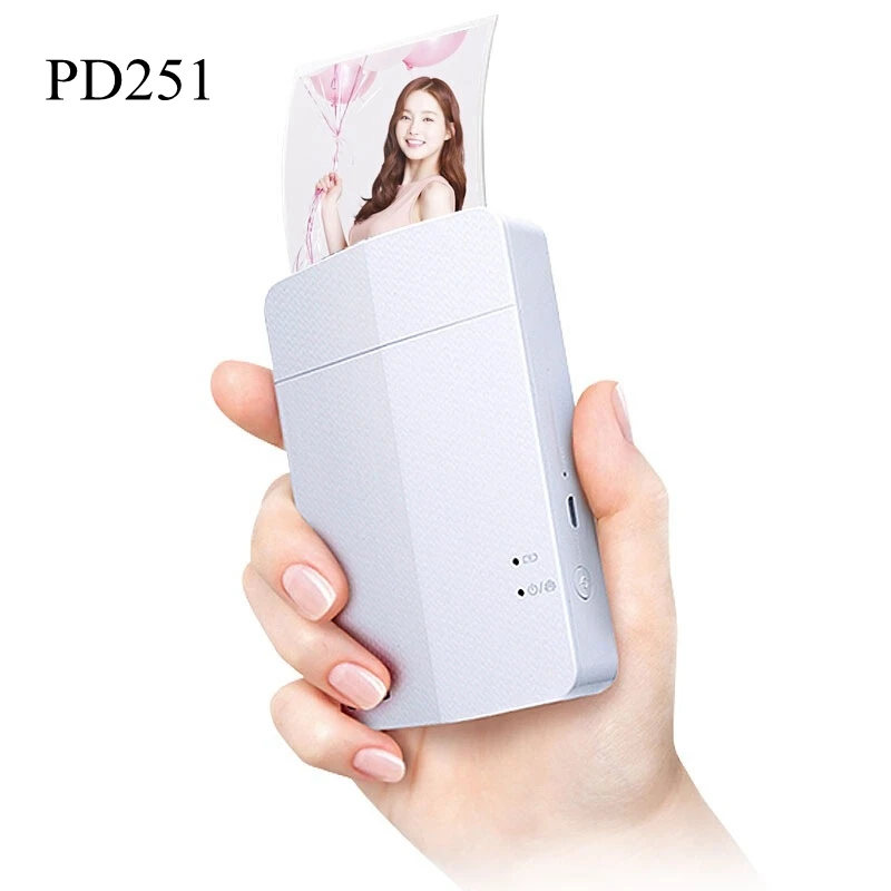 Android iOS smartphone color printer, mini wireless bluetooth photo printer, pocket color photo printer PD251 PD238 PD239