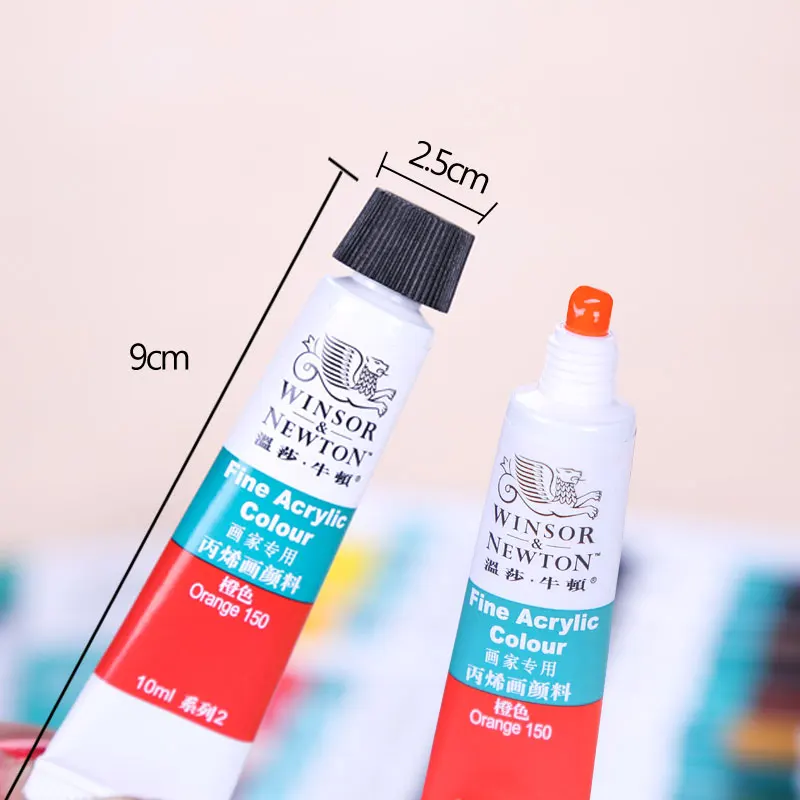 Winsor&Newton 12/18/24/36 Colors Professional Acrylic Paints High Quality Acrylic Painting Pigment for Artist Painting