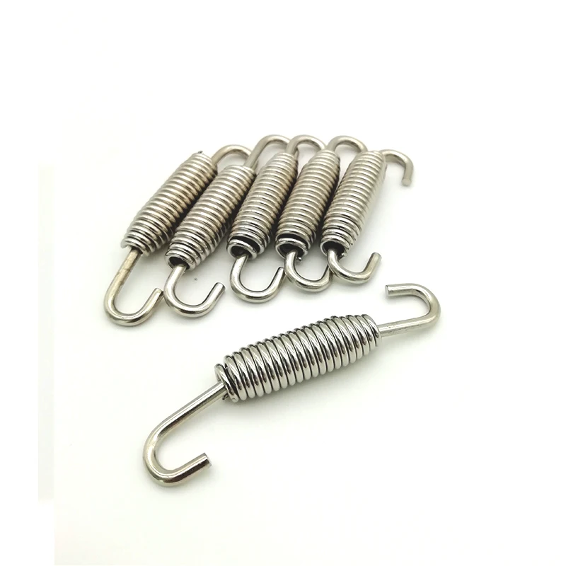 

6pcs/lot Motorcycle Stainless Steel Spring Hook Exhaust Pipe Muffler Springs