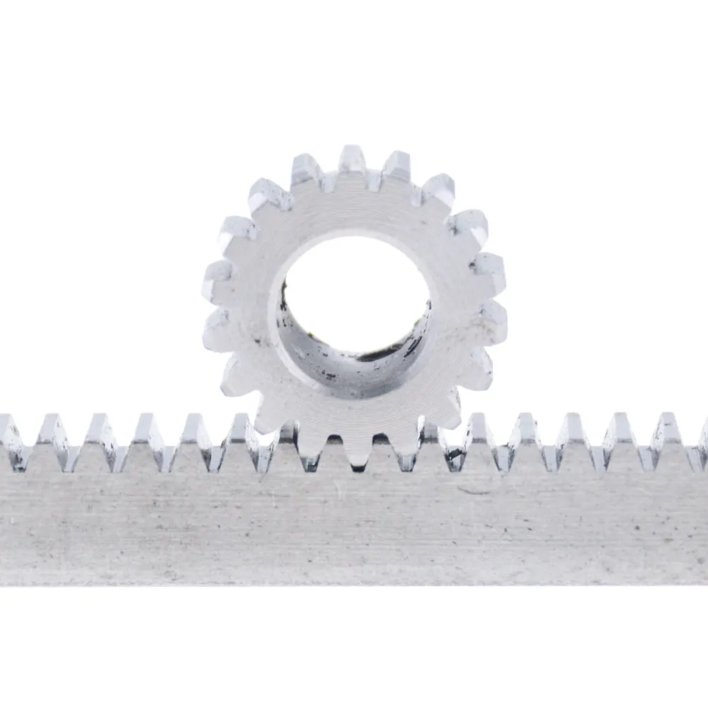 1Pc 1Mod 1 Modulus Tandheugel Staal 10*10*500Mm Tandheugel Precisie Cnc Rack (rechte Tanden) getande Rack Cnc Machine