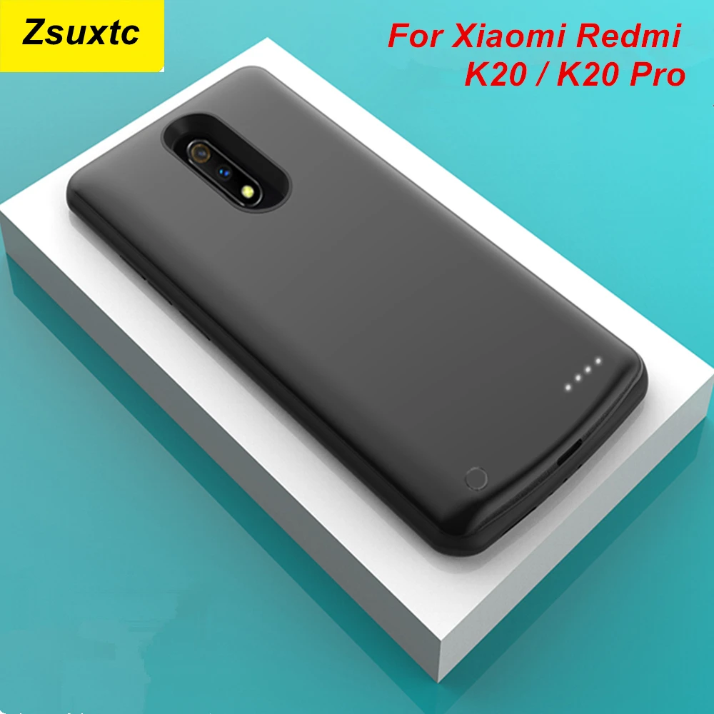 6500 Mah For Xiaomi Redmi K20 Battery Case K20 Pro Smart Backup Charger Cover Power Bank For Xiaomi Redmi K20 Pro Battery Case